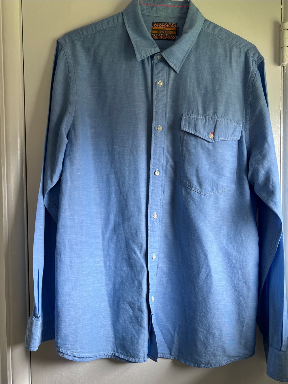 Scotch & Soda Cotton Linen Shirt - Sz XL